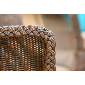 Marlow Lounge Garden Armchair with Modular Footstool - Bridgman - thumbnail 4