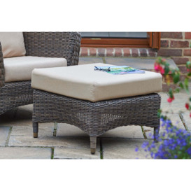 Marlow Lounge Garden Armchair with Modular Footstool - Bridgman - thumbnail 5