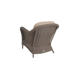 Marlow Lounge Garden Armchair with Modular Footstool - Bridgman - thumbnail 9