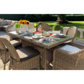 160cm Mayfair Rectangular Garden Dining Table - Bridgman - thumbnail 3