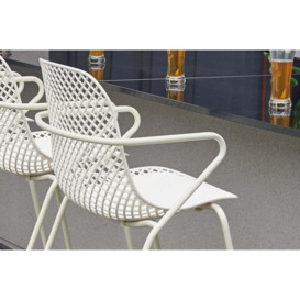 Remy Stacking Garden Bar Stool - Cream - Bridgman - thumbnail 5