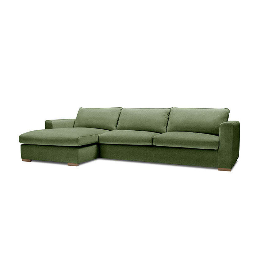 Sandford Large Right Hand Chaise Sofa Set - Grey - Bridgman - image 1