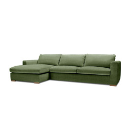 Sandford Large Right Hand Chaise Sofa Set - Grey - Bridgman - thumbnail 1