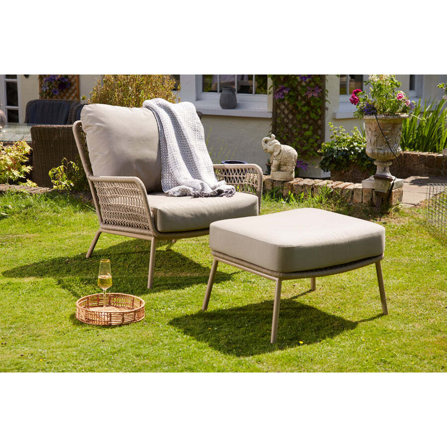 Cannes Lounge Armchair, Footstool and Side Table - image 1