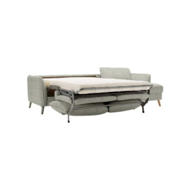 Ludlow Large Left Hand Chaise Sofa Bed Set - Brown - Bridgman - thumbnail 3