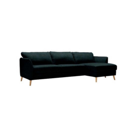 Ludlow Large Left Hand Chaise Sofa Bed Set - Blue - Bridgman - thumbnail 1