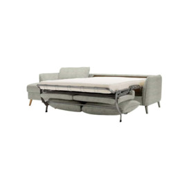 Ludlow Large Right Hand Chaise Sofa Bed Set - Beige - Bridgman - thumbnail 3