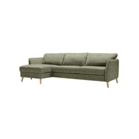 Ludlow Large Right Hand Chaise Sofa Bed Set - Grey - Bridgman - thumbnail 1