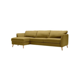 Ludlow Large Right Hand Chaise Sofa Bed Set - Yellow - Bridgman - thumbnail 1