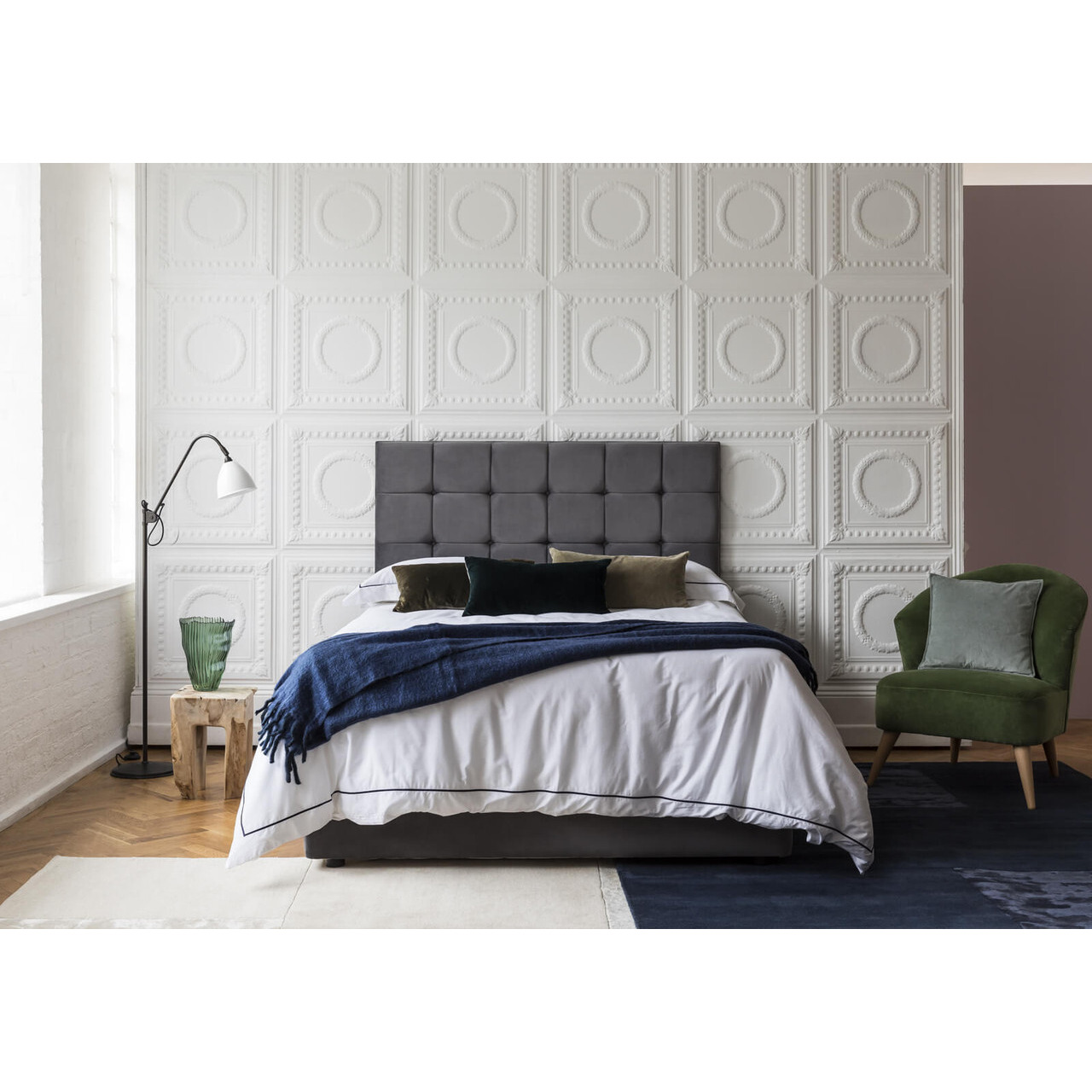 Brook + Wilde Luxury Divan King Size Bed with Stylish Storage