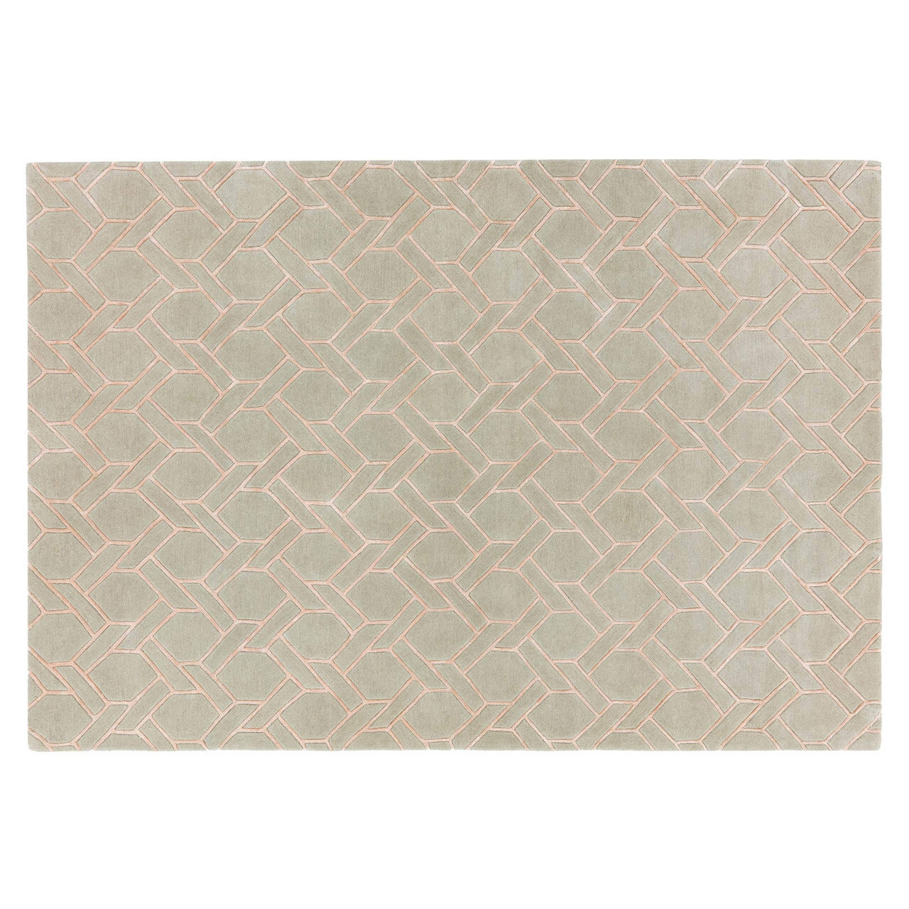 Buy The Luxurious Ascot Silver/Pink Rug Online | UK