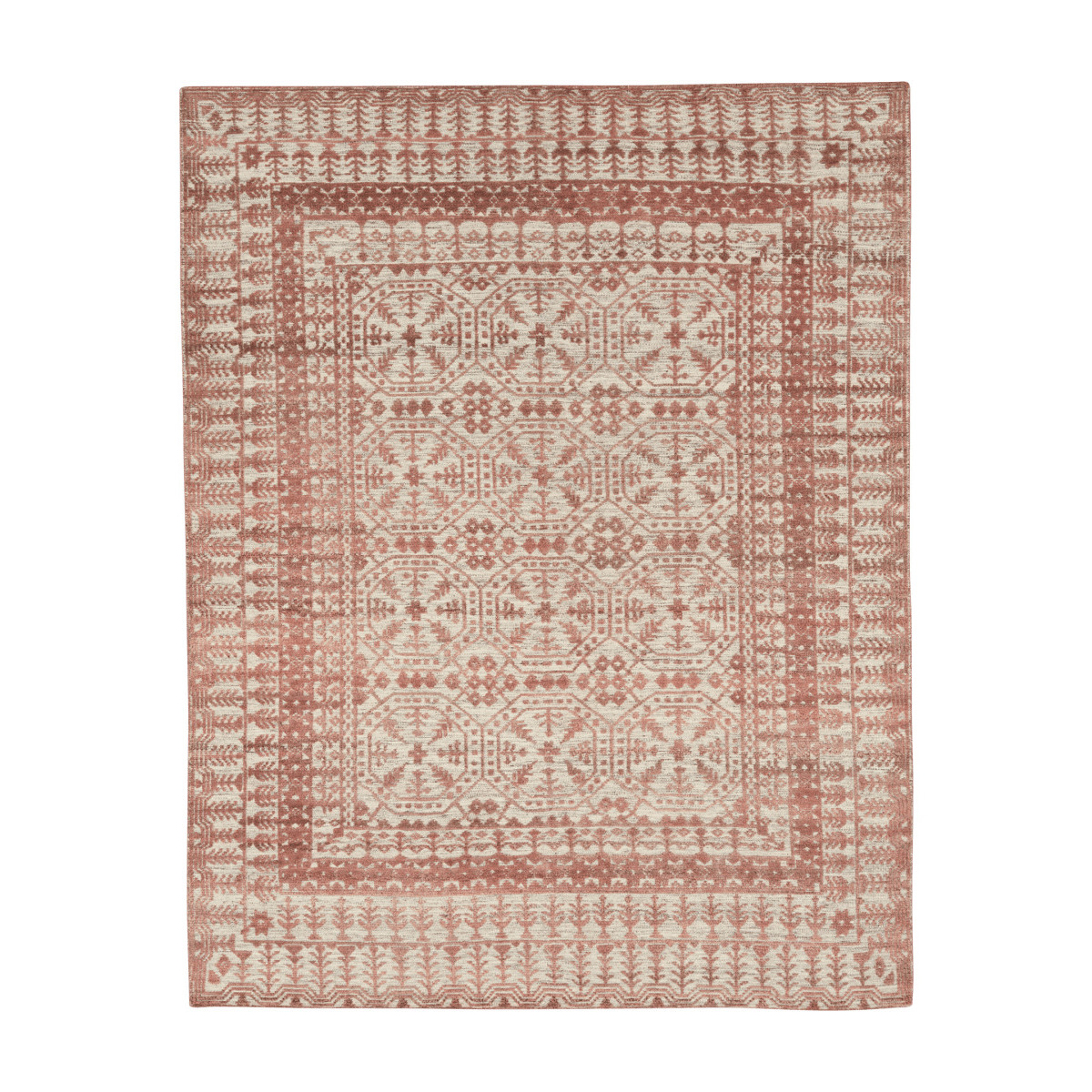 OKA, Ely Rug - Rosy Brown, Rugs, Wool, Geometric