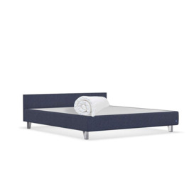 Ottoman bed 160x200 in blue - BRUNO