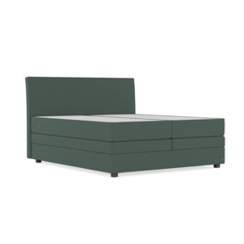 Ottoman bed 180x200 in green - BRUNO - thumbnail 1