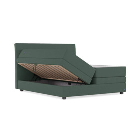 Ottoman bed 180x200 in green - BRUNO - thumbnail 2