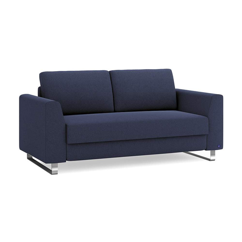 Sofa bed 140 in blue - BRUNO - image 1