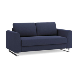 Sofa bed 140 in blue - BRUNO - thumbnail 1