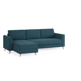 Sofa bed 140 in turquoise - BRUNO