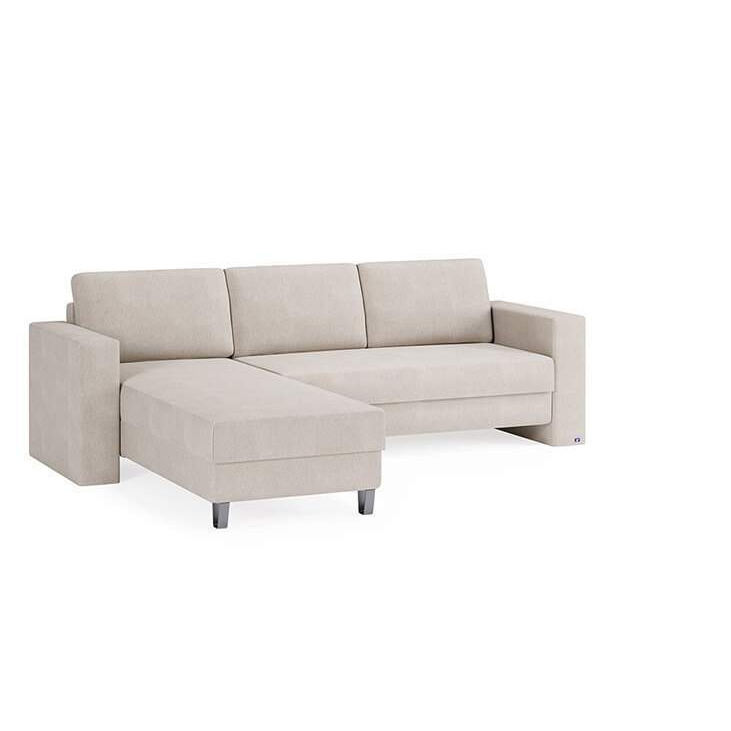 Sofa bed 140 in beige - BRUNO - image 1