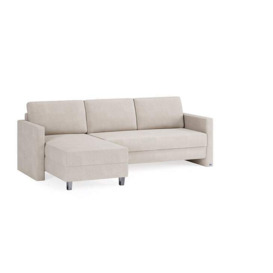 Sofa bed 140 in beige - BRUNO - thumbnail 1