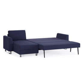 Sofa bed 160 in blue - BRUNO - thumbnail 2