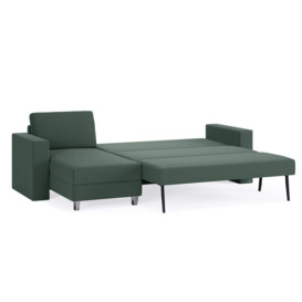 Sofa bed 160 in green - BRUNO - thumbnail 2