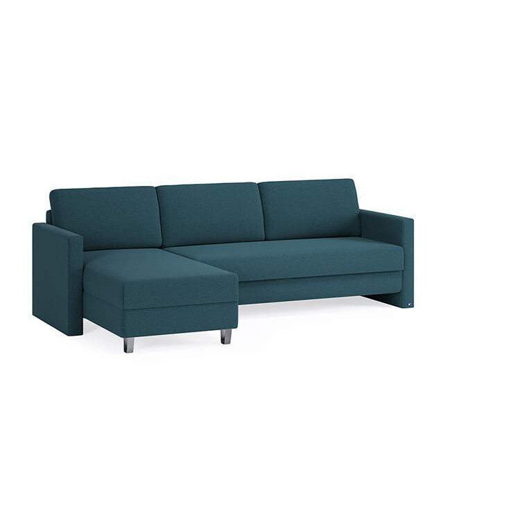 Sofa bed 160 in turquoise - BRUNO - image 1