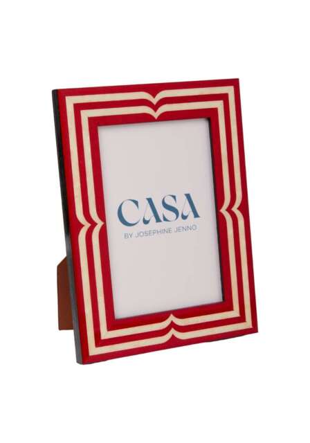 "Raspberry Beret Marquetry Frame 7x5""" - image 1
