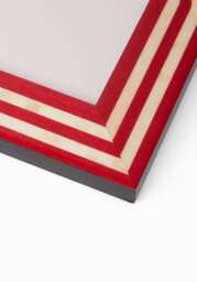 "Raspberry Beret Marquetry Frame 7x5""" - thumbnail 4