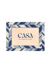 "Blue Geometric Photo Frame 6x4""" - thumbnail 1