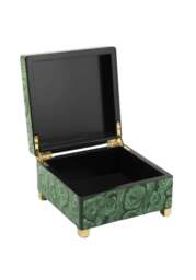 Eleanor Malachite Swirl Jewelry Box - thumbnail 3
