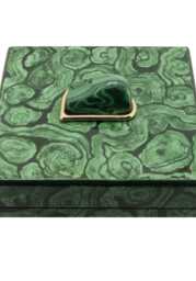 Eleanor Malachite Swirl Jewelry Box - thumbnail 4
