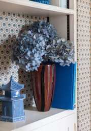 Two-Tone brown striped vase Tall - thumbnail 4