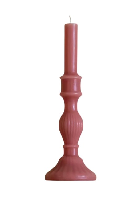 Florence Pillar Candle 26cm - Rose Set of 2 - image 1