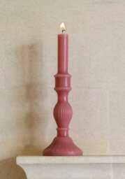 Florence Pillar Candle 26cm - Rose Set of 2 - thumbnail 4