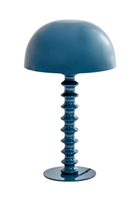 Penny Ribbed Lamp - Indigo - image 1