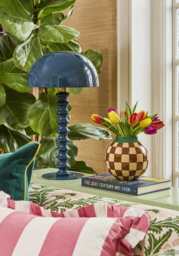 Penny Ribbed Lamp - Indigo - thumbnail 5