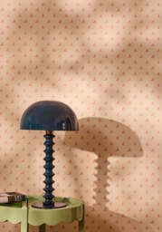 Penny Ribbed Lamp - Indigo - thumbnail 4