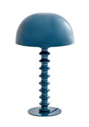 Penny Ribbed Lamp - Indigo - thumbnail 1