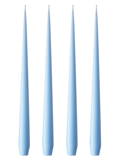 Olivia's Sky Blue Large Taper Candles - image 1