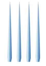 Olivia's Sky Blue Large Taper Candles - thumbnail 1