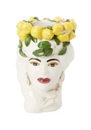 Italian Woman with Lemons Vase Moro Head - thumbnail 1