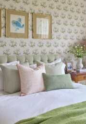 Antonia Blush Trellis Cushion Cover - thumbnail 2