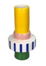 Mid Century Colourful Vase