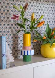 Mid Century Colourful Vase - thumbnail 4