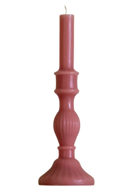 Florence Pillar Candle 32cm - Rose Set of 2 - image 1