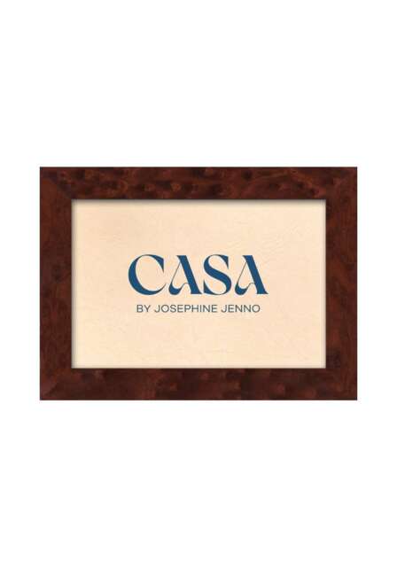 "Brown Wooden Photo Frame 7x5""" - image 1
