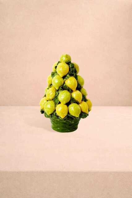 An Italian Mid-Century Ceramic Lemon Basket - image 1