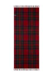 Gorgeous Wool Throw Blanket in Stewart Royal Tartan - thumbnail 2