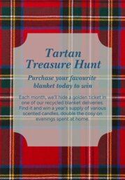 Gorgeous Wool Throw Blanket in Stewart Royal Tartan - thumbnail 4